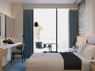 1 спальня 49,5 м²
