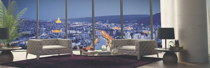 Гостиная апартаментов King David Residences