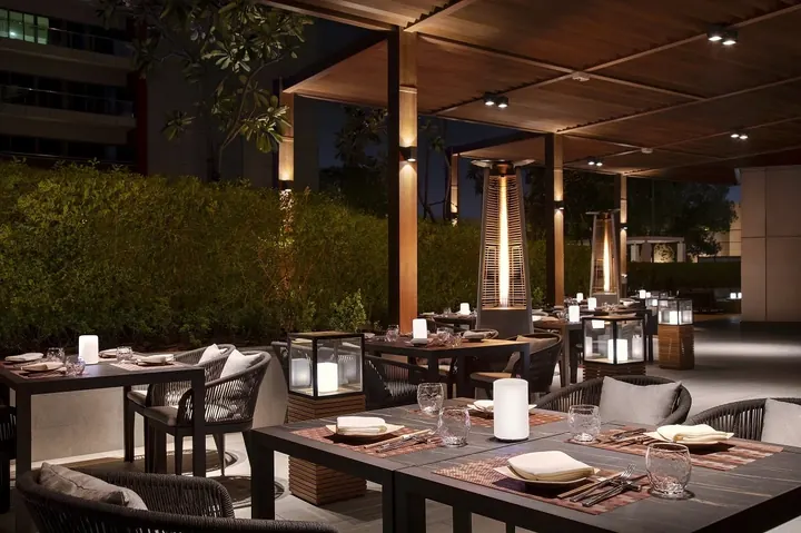 Restaurant and rooftop bar