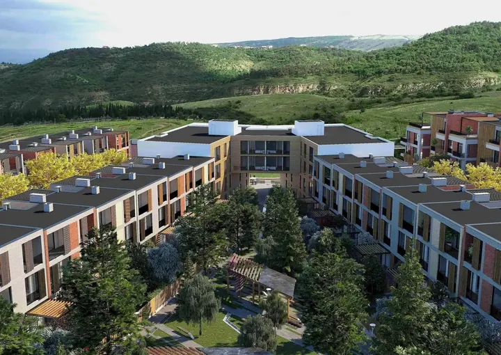 Simetria Park с высоты птичьего полёта